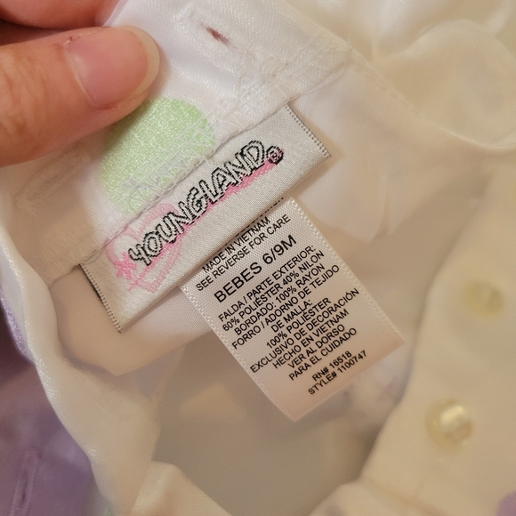 Infant Formal Poka Dot Dress - Picture 4 of 4